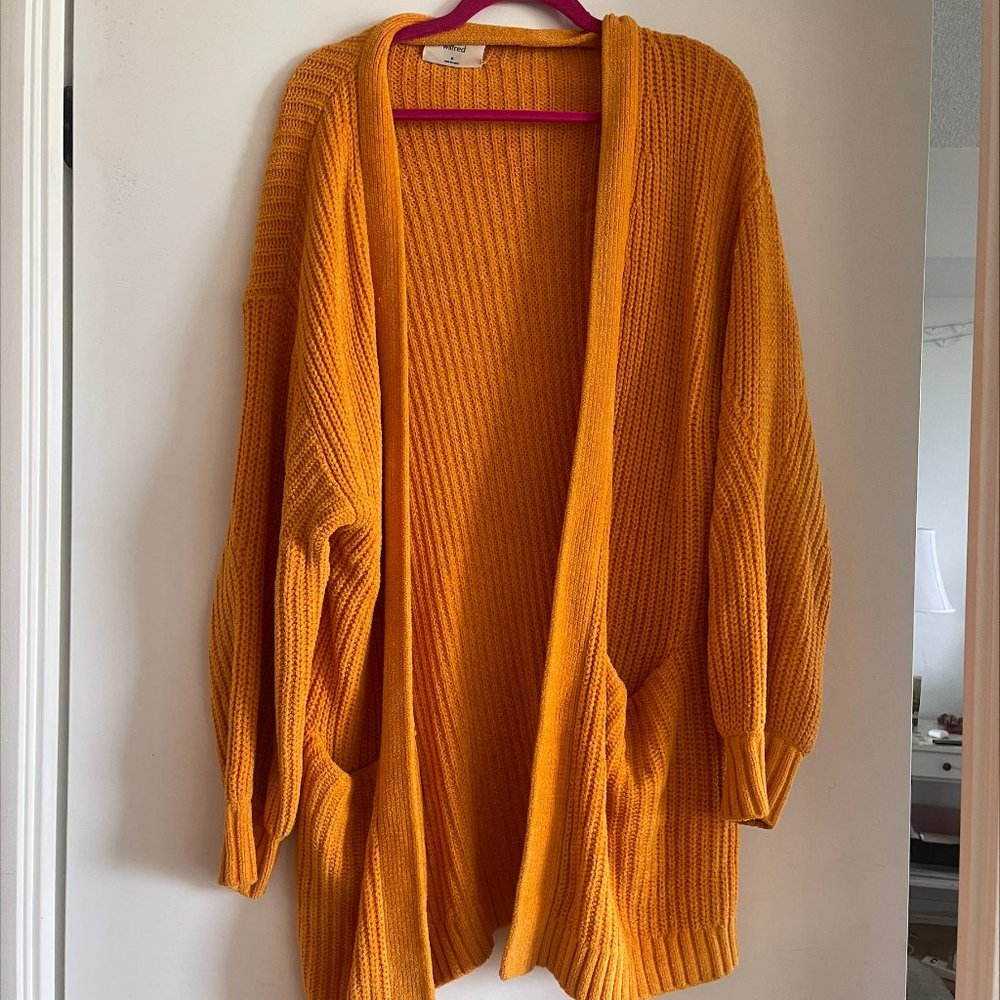 Wilfrid Aritzia / Yellow Cardigan / Size Medium